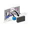 Geberit Sigma40 Black DuoFresh Odour Extraction Flush Plate - 115.600.KR.1 Standard Large Image