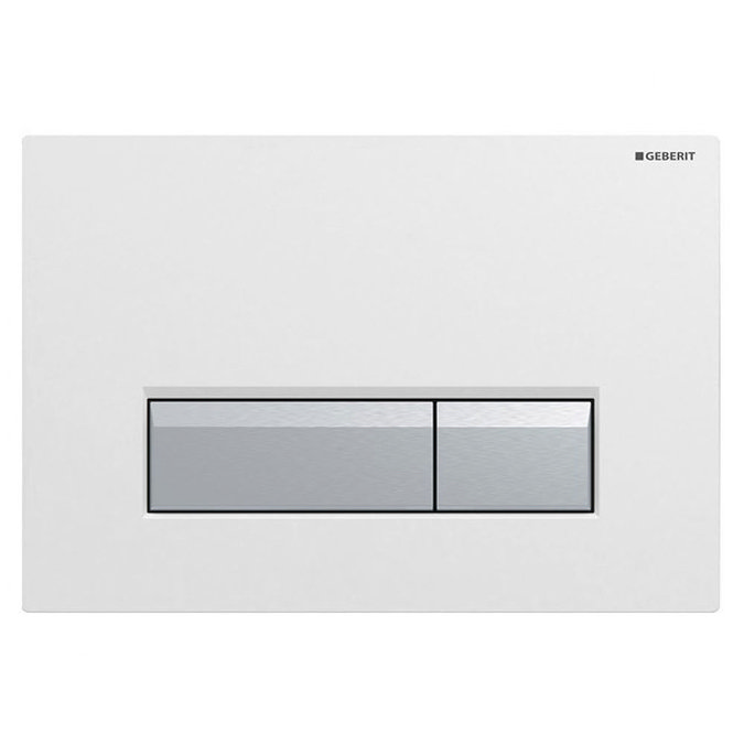 Geberit Sigma40 White DuoFresh Odour Extraction Flush Plate - 115.600.KQ.1 Large Image