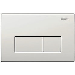 Geberit Kappa50 White Flush Plate for UP200 Cistern Large Image