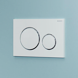Geberit Sigma 20 White Flush Plate for UP320/UP720 Cistern