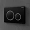 Geberit Sigma 20 Black Flush Plate for UP320/UP720 Cistern - 115.882.KM.10 Profile Large Image