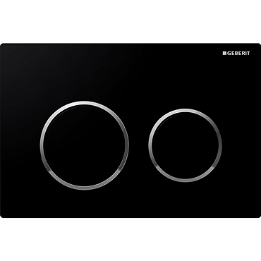 Geberit Sigma 20 Black Flush Plate for UP320/UP720 Cistern - 115.882.KM.10  Profile Large Image