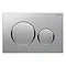 Geberit Sigma 20 Matt Chrome Flush Plate for UP320/UP720 Cistern - 115.882.KN.1 Large Image