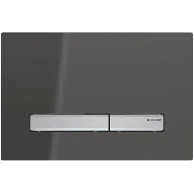 Geberit Sigma 50 Smoked Reflective Glass Flush Plate for UP320 Cistern - 115.788.SD.2 Large Image
