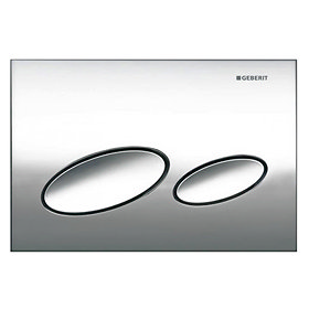 Geberit Kappa 20 Matt Chrome Flush Plate for UP200 Cistern - 115.228.46.1 Large Image