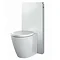 Geberit - Monolith WC Unit & Cistern for Floorstanding WCs - White/Aluminium Profile Large Image