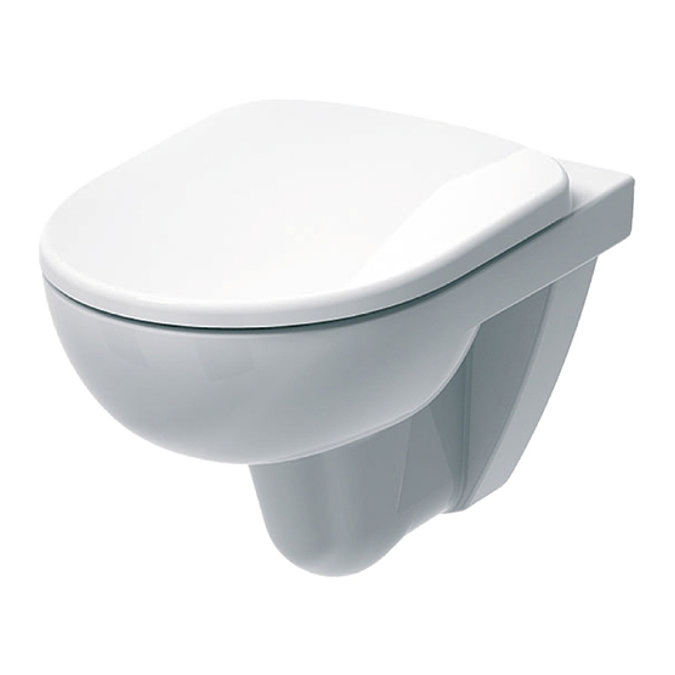 Geberit Rimfree Selnova Grab & Go Wall Hung WC with Soft Close Quick Release Seat