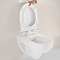 Geberit Selnova Rimless Wall-Hung WC Pack, with Soft Close Quick Release Seat