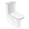 Geberit Selnova Square Rimless Close Coupled Toilet + Soft Close Seat
