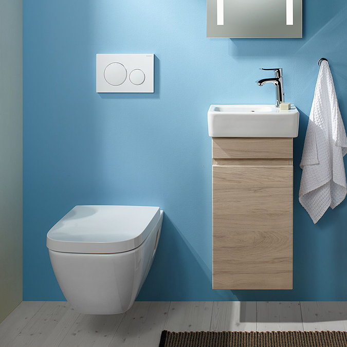 Geberit Selnova Square Rimless Wall Hung Pan + Soft Close Seat