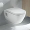 Geberit Selnova Square Rimless Wall Hung Pan + Soft Close Seat