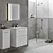 Geberit Selnova Square S 600mm White Wall Hung 2-Drawer Vanity Unit