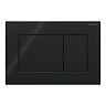 Geberit Sigma01 Square Dual Flush Plate - Black