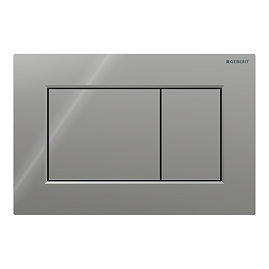 Geberit Sigma01 Square Dual Flush Plate - Chrome