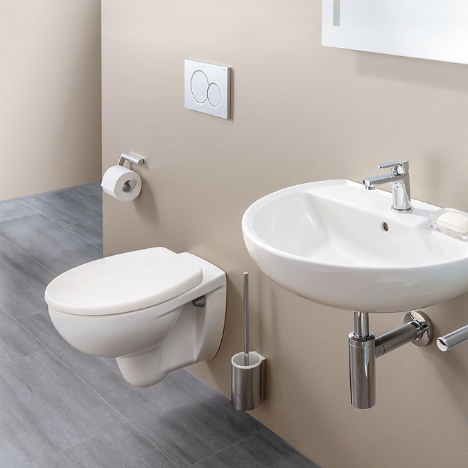 Geberit Sigma01 Matt Chrome Dual Flush Plate for UP320 Cistern - 115.770.JQ.5  Profile Large Image