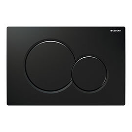 Geberit Sigma01 Black Dual Flush Plate for UP320 Cistern - 115.770.DW.5 Medium Image