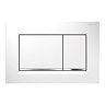 Geberit Sigma30 Dual Flush Plate - White/Gloss Chrome/White - 115.883.KJ.1 Large Image