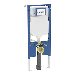 Geberit Duofix Element 114cm Wall Hung WC Frame with Sigma 8cm Cistern