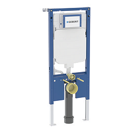 Geberit Duofix Element 114cm Wall Hung WC Frame with Sigma 8cm Cistern