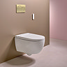 Geberit Smart Japanese Bidet Toilet 4-in-1 Wall-Hung Pack with Brass Flush