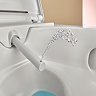 Geberit Smart Japanese Bidet Toilet 4-in-1 Wall-Hung Pack with Chrome Flush