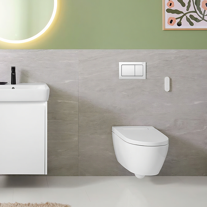 Geberit Smart Japanese Bidet Toilet 4-in-1 Wall-Hung Pack