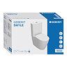 Geberit Smyle 3-in-1 Rimless CC Toilet Pack with Pan, Cistern & Soft Close Seat
