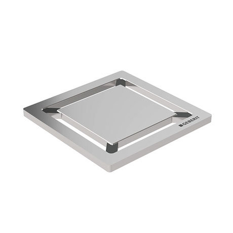 Geberit - Square Design Shower Grating (71 x 71mm) Large Image