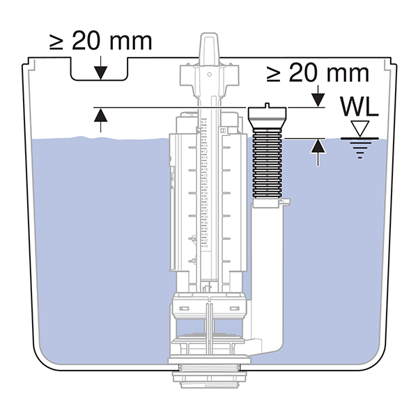 Geberit Type 290 Toilet Cistern Dual Flush Valve