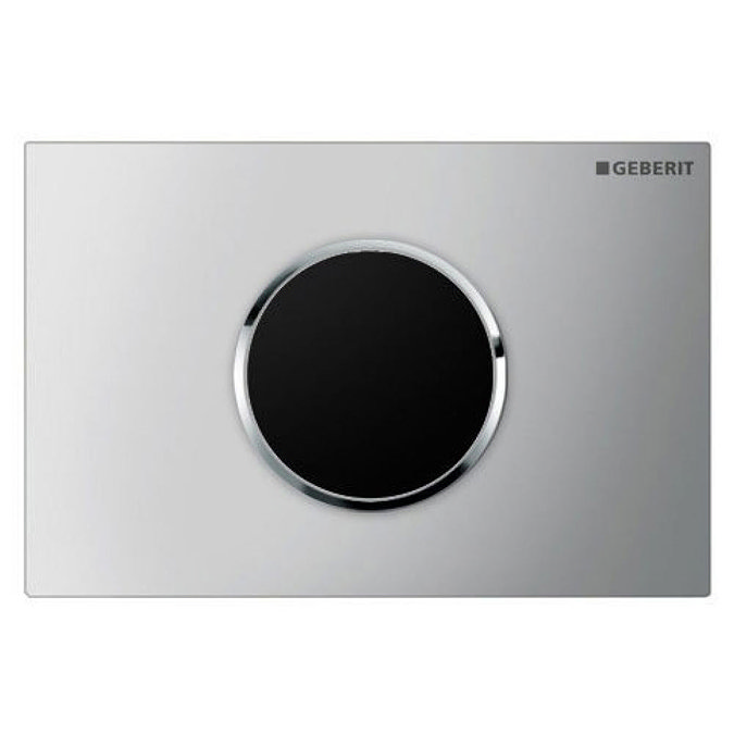 Geberit Sigma10 Matt + Gloss Chrome Touchless Automatic Flush for UP320 Cistern Large Image