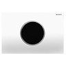 Geberit Sigma10 White + Matt Chrome Touchless Automatic Flush for UP320 Cistern Large Image