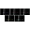 Geberit - Touchless Dual Flush for UP720 Cistern - Sigma80 - Smoked Glass Reflective Feature Large