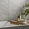 Genaro White Stone Effect Wall & Floor Tiles - 315 x 615mm