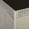 Genesis 10mm Grey PVC Straight Edge Tile Trim