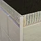Genesis 10mm Grey PVC Straight Edge Tile Trim