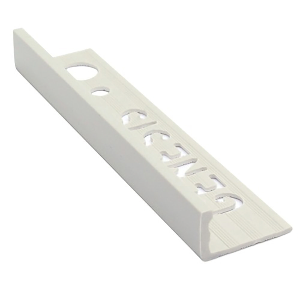 Genesis 10mm Grey PVC Straight Edge Tile Trim