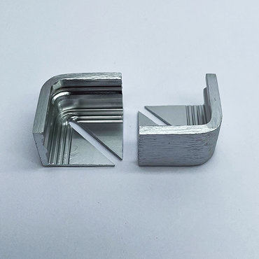 Genesis 10mm Bright Silver Aluminium External Corners (2 Pack)  Profile Large Image
