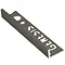 Genesis 10mm Bronze Aluminium Straight Edge Tile Trim Large Image