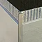 Genesis 10mm Brushed Finish Stainless Steel Straight Edge Tile Trim  Feature Large Image