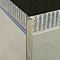 Genesis 10mm Brushed Finish Stainless Steel Straight Edge Tile Trim Feature Large Image