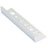 Genesis 10mm Chrome Plated Aluminium Straight Edge Tile Trim Large Image