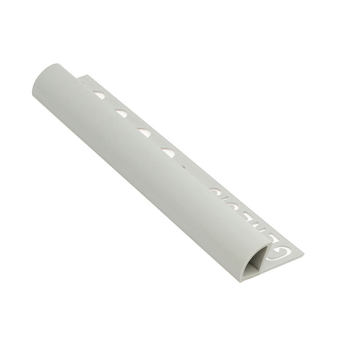Genesis 10mm Grey PVC Round Edge Regular Tile Trim