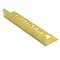 Genesis 10mm Natural Finish Solid Brass Straight Edge Tile Trim Large Image