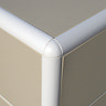 Genesis 12mm White PVC Tile Trim Corners