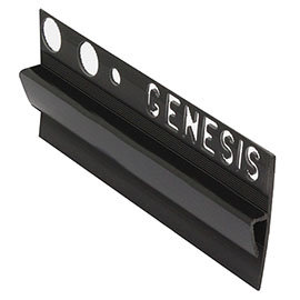 Genesis 15 x 8mm Black PVC Vinyl to Tile Trim Medium Image