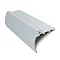 Genesis 5mm Matt Silver Bullnose Aluminium Vinyl Nosing Large Image