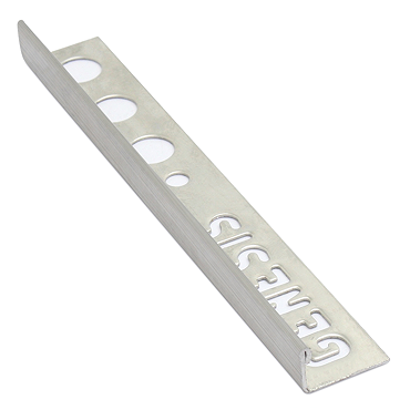 Genesis 8mm Brushed Finish Stainless Steel Straight Edge  Profile Large Image