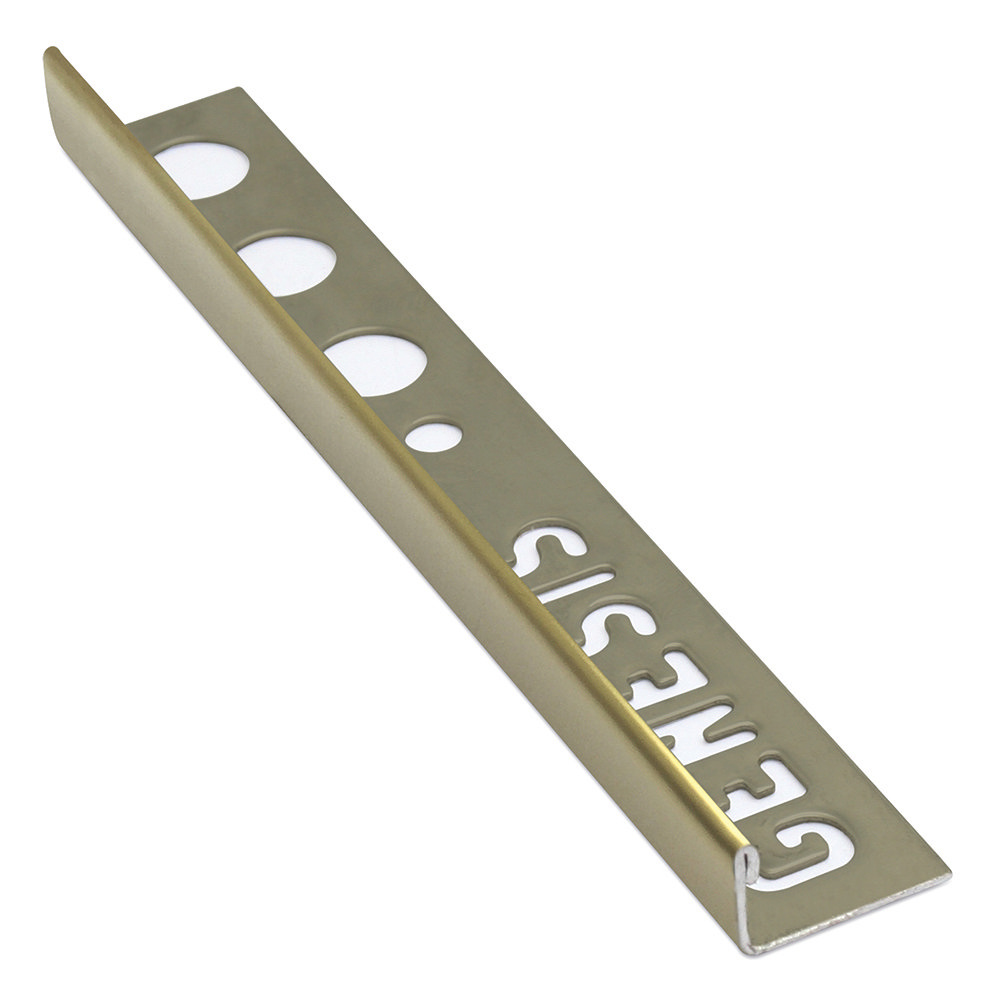 Genesis 8mm Gold Stainless Steel Straight Edge