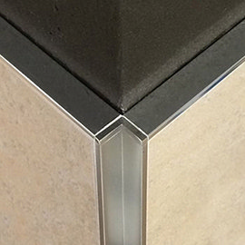 Genesis Aluminium Internal Square End Caps (2 Pack) - Bright Silver Medium Image