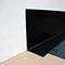 Genesis Black 100mm PVC Flexible Sit In Skirting Large Image